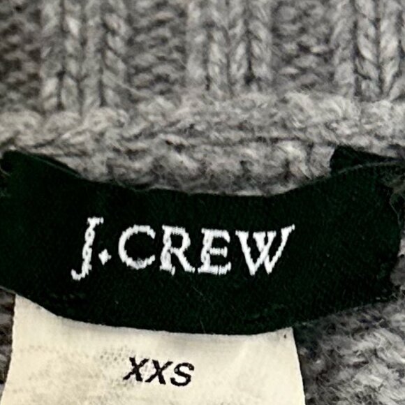 J.Crew women’s cable-knit sweater in a classic gray shade. - Picture 9 of 10